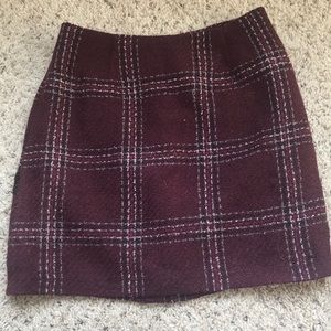 Plaid Mini Skirt